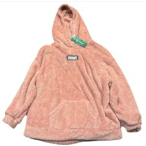 NWT! 1X Pink Women’s Hooded Sweater